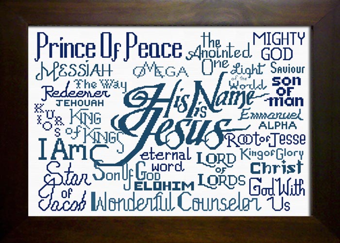 His Name is Jesus 30 x 22 LG